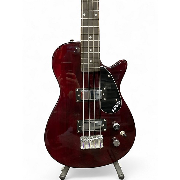 Used Gretsch Guitars streamliner jet club bass Burgundy Electric Bass Guitar
