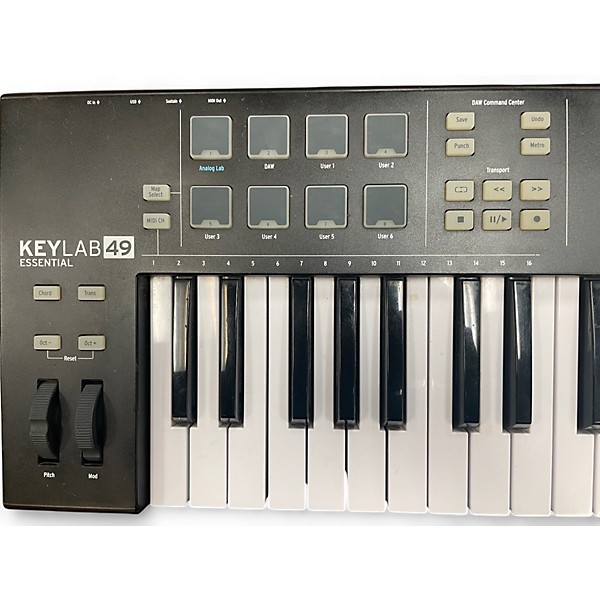 Arturia KeyLab Essential 49 Mk3 Keyboard Controller - White