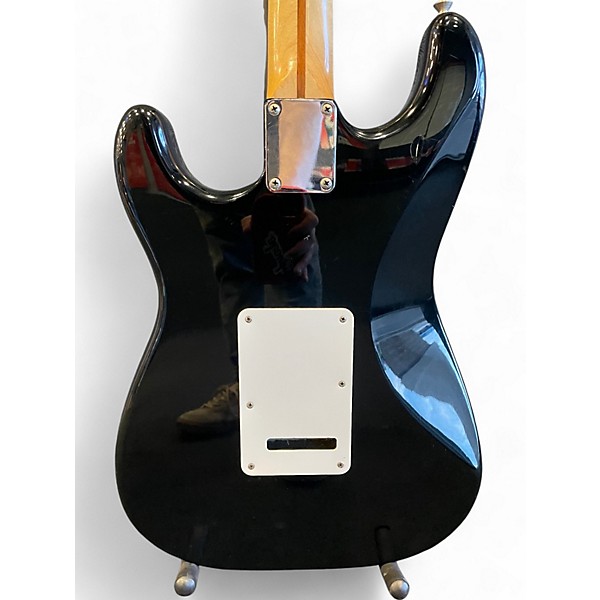 Used Fender Standard Stratocaster Black Solid Body Electric Guitar
