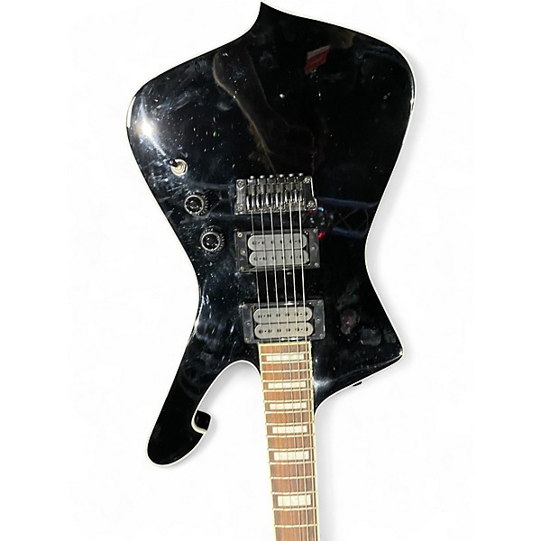 Used 2013 Ibanez IC500 Iceman Black Solid Body Electric Guitar
