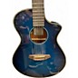 Used Breedlove Discovery Concert nylon Blue Burst Classical Acoustic Electric Guitar