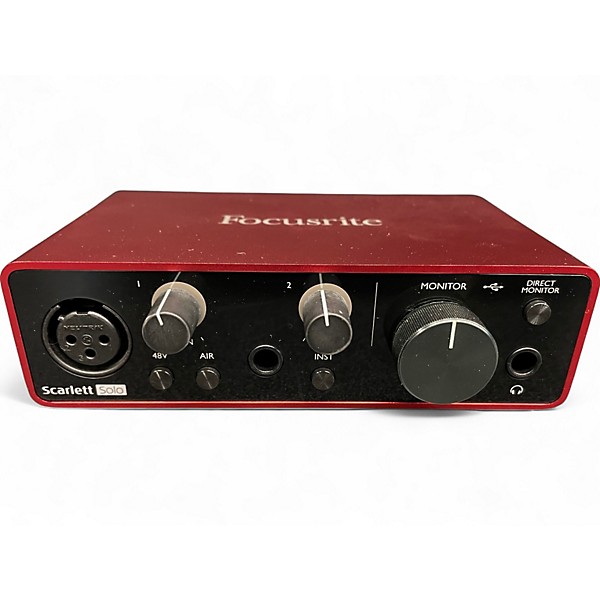 Used Focusrite Scarlett Solo Gen 3 Audio Interface | Guitar