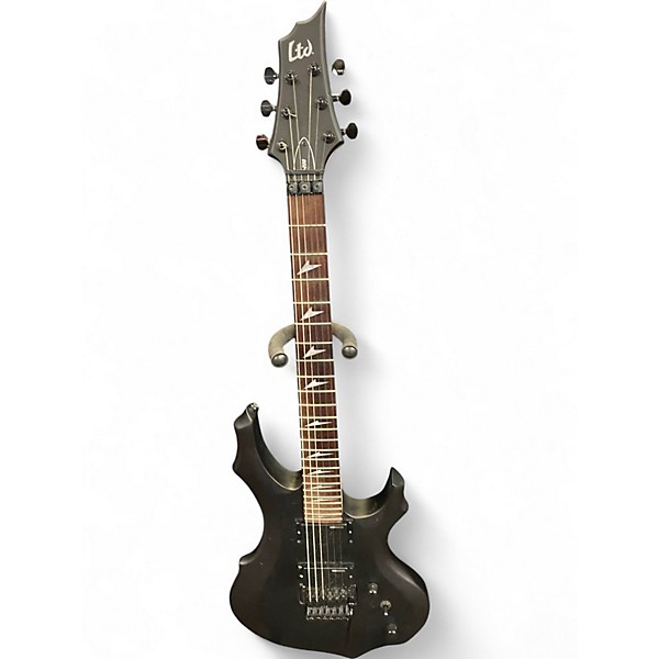 Used ESP Used ESP LTD F200 Satin Black Solid Body Electric