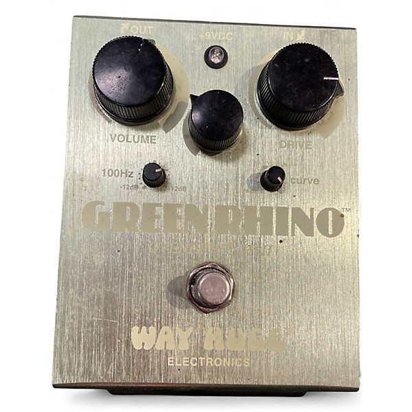 Used Way Huge Electronics WHE202 Green Rhino Overdrive Effect Pedal