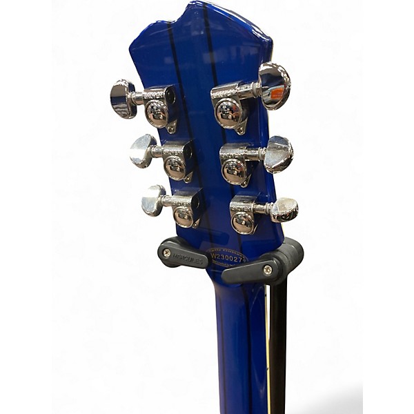 Used Agile AL 3200MCC Blue Burst Solid Body Electric Guitar