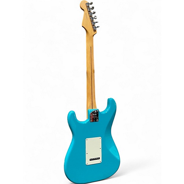 Used Fender American Professional II Stratocaster Miami Blue Solid Body Electric Guitar