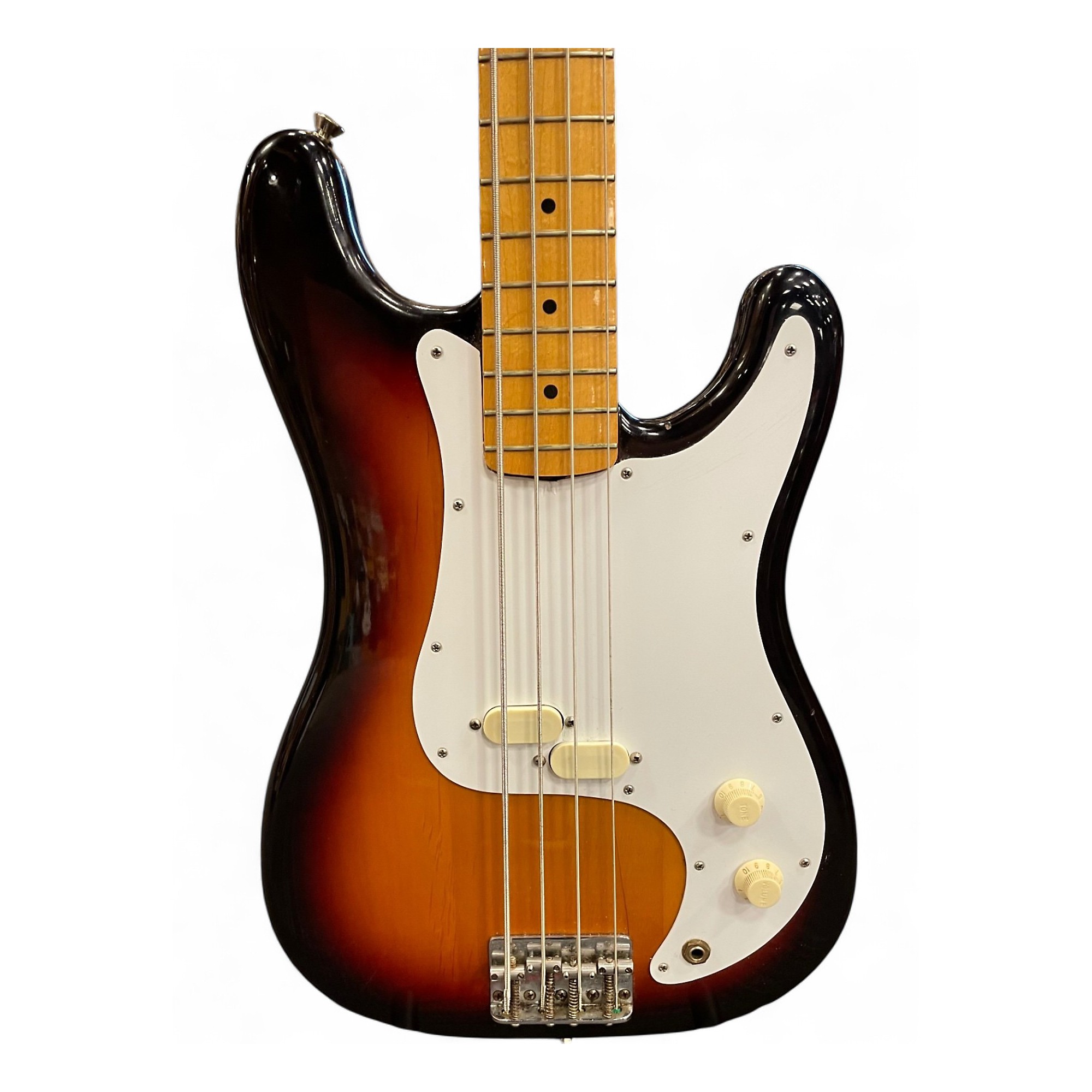 Vintage 1980 Fender bullet bass delux 2 Color Sunburst Electric