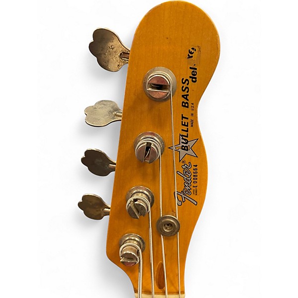 Vintage 1980 Fender bullet bass delux 2 Color Sunburst Electric Bass Guitar