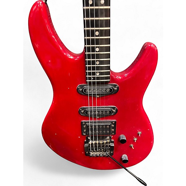 Used Peavey Impact 1 Crimson Red Trans Solid Body Electric Guitar