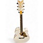 Used Gretsch Guitars G5022CE Rancher Falcon White Acoustic Electric Guitar