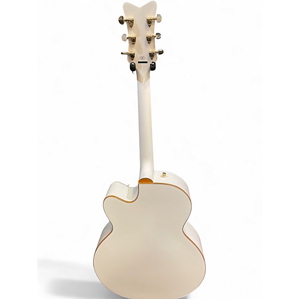 Used Gretsch Guitars G5022CE Rancher Falcon White Acoustic Electric Guitar