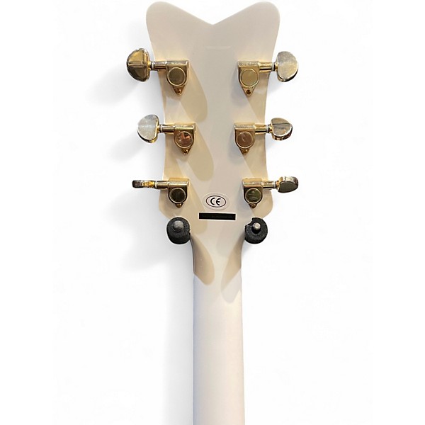 Used Gretsch Guitars G5022CE Rancher Falcon White Acoustic Electric Guitar
