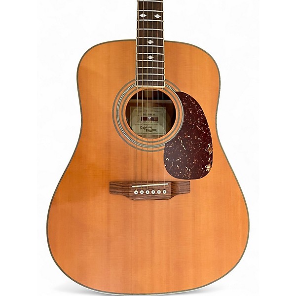 Used Epiphone Masterbuilt DR-500ME Natural Acoustic Electric Guitar