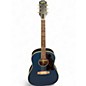 Used Epiphone INSPIRED BY GIBSON J-45  Blue Acoustic Guitar thumbnail