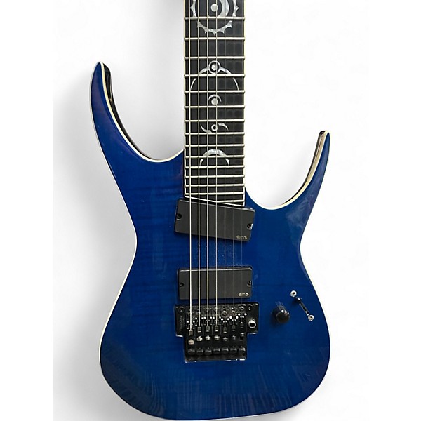 Used Dean RC7 Blue Solid Body Electric Guitar