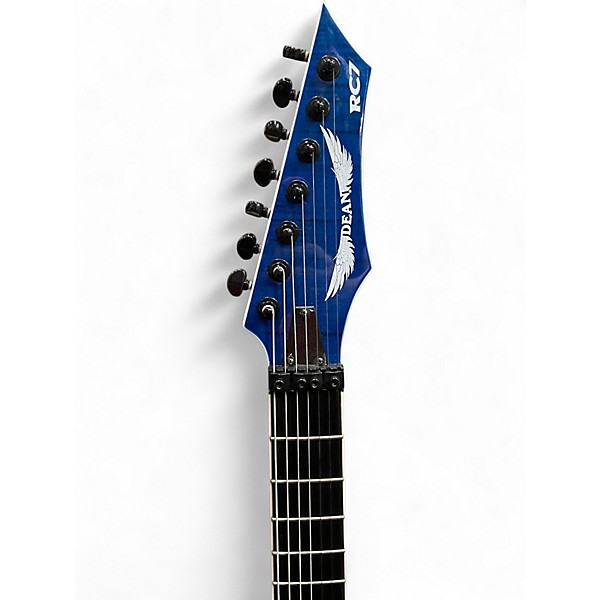 Used Dean RC7 Blue Solid Body Electric Guitar