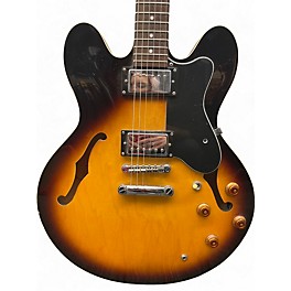 Used 2004 Epiphone DOT VS Tobacco Burst Hollow Body Electric Guitar