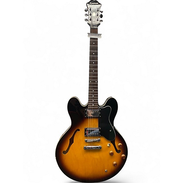 Used 2004 Epiphone DOT VS Tobacco Burst Hollow Body Electric Guitar