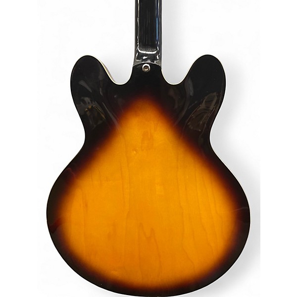 Used 2004 Epiphone DOT VS Tobacco Burst Hollow Body Electric Guitar
