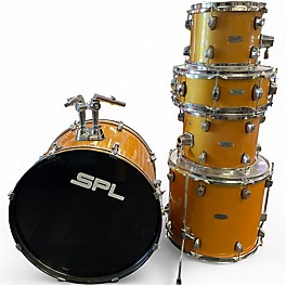 Used SPL 5 Piece UNITY II 5PC Gold Medal Speckle Drum Kit