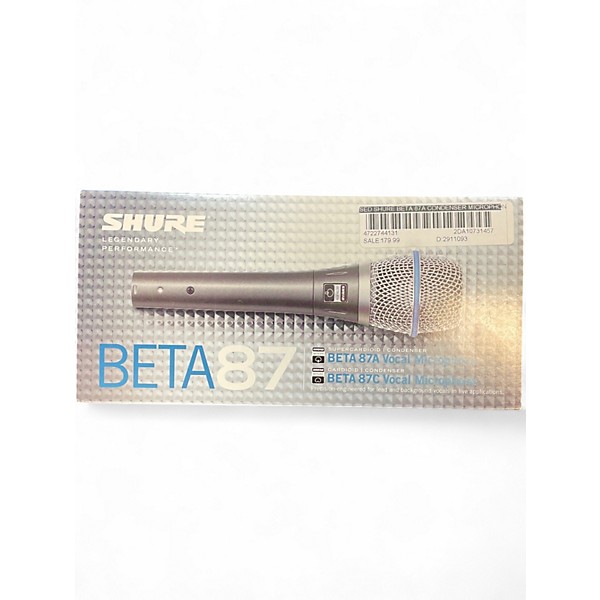 Used Shure Beta 87A Condenser Microphone