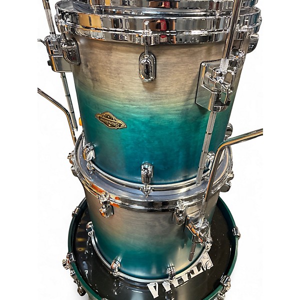 Used TAMA 5 Piece Starclassic Walnut/Birch Sapphire Fade Drum Kit
