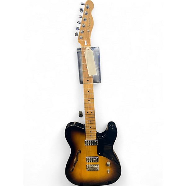 Used Fender Cabronita Telecaster Thinline Tobacco Sunburst Hollow Body Electric Guitar