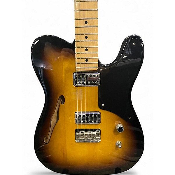 Used Fender Cabronita Telecaster Thinline Tobacco Sunburst Hollow Body Electric Guitar