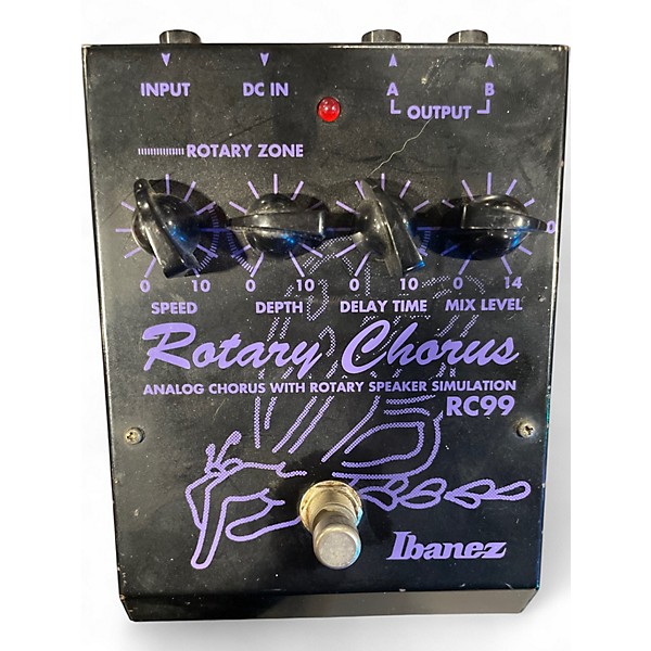 Used Ibanez RC99 Rotary Chorus Effect Pedal