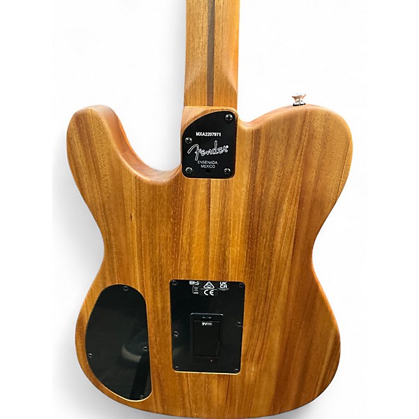 Used Fender Acoustasonic Player Telecaster YELLOW Acoustic Electric Guitar