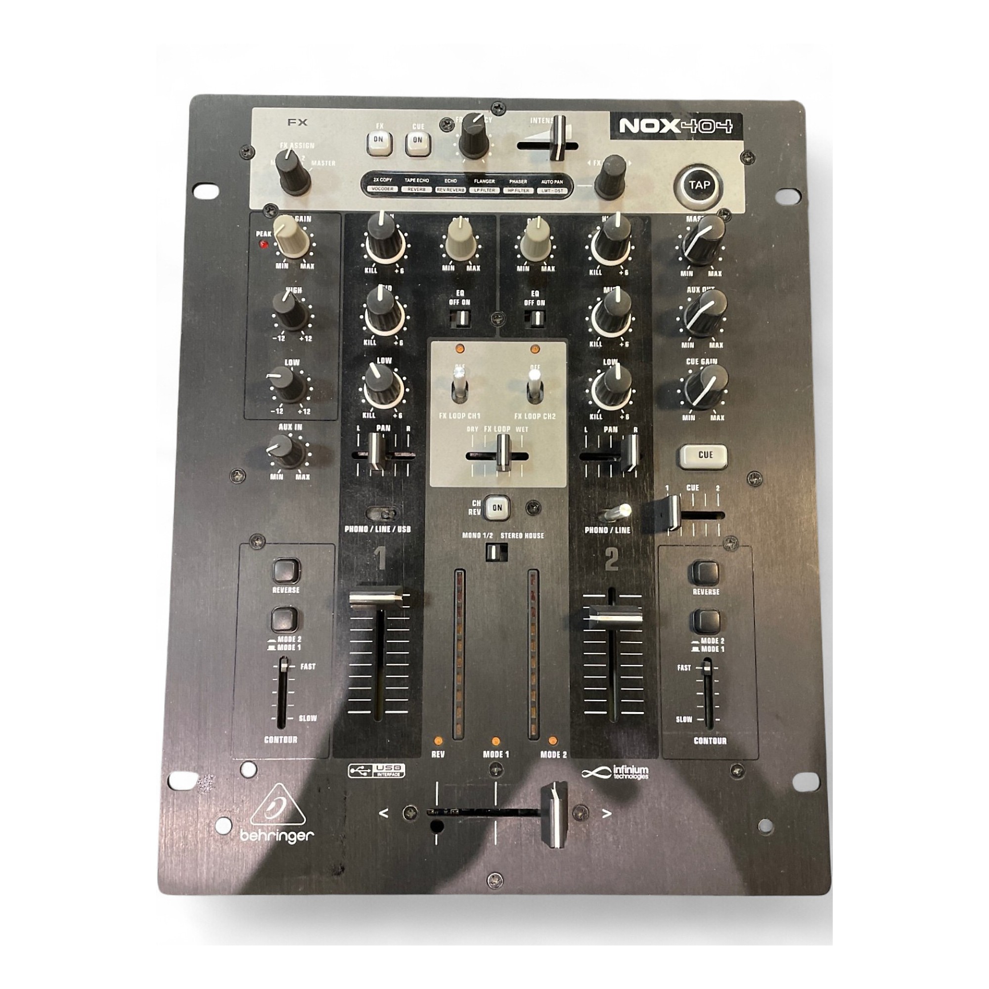 BEHRINGER nox404 ミキサー Used Behringer NOX404 DJ Mixer | Guitar Center