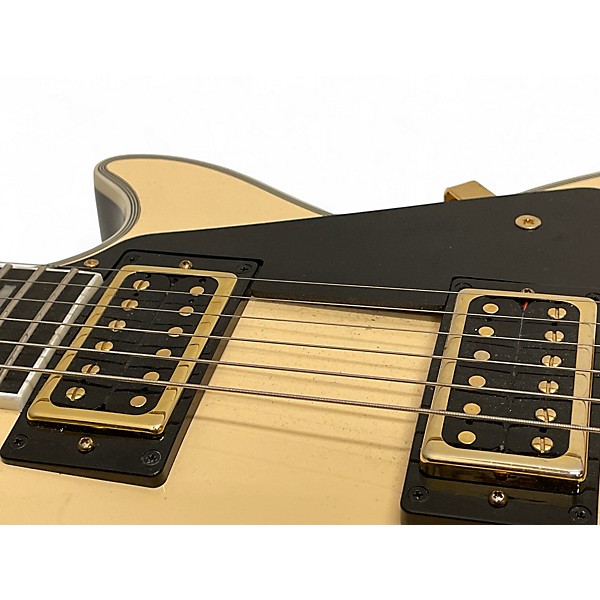 Used 2025 Epiphone Les Paul Custom Antique Ivory Solid Body Electric Guitar