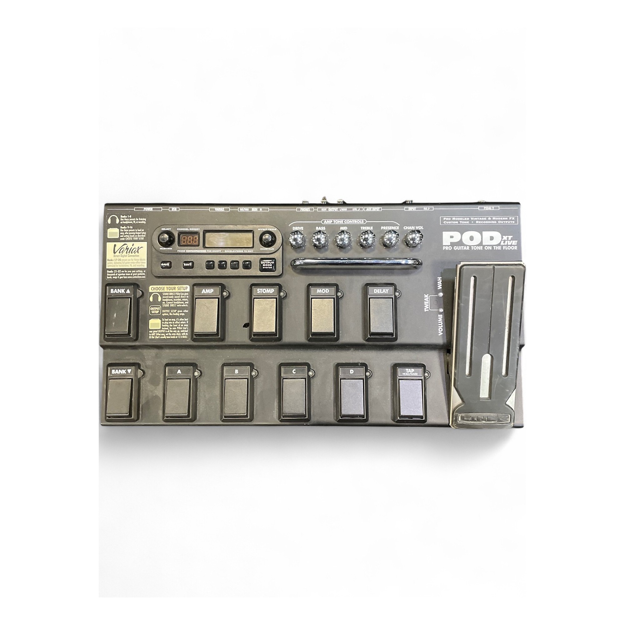 LINE6 POD XT　POD floor Dynamic　Looper Line 6 POD xt Live Multi-Effect and Amp Modeler | Reverb