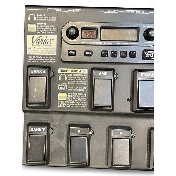 LINE6 POD XT　POD floor Dynamic　Looper Line 6 POD XT Live Floorboard Guitar Multi-Effects Processor