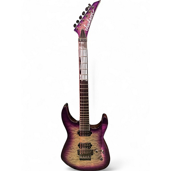 Used Jackson SL2Q MAH Pro Series Soloist Purple Phaze Solid Body Electric Guitar