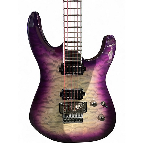 Used Jackson SL2Q MAH Pro Series Soloist Purple Phaze Solid Body Electric Guitar