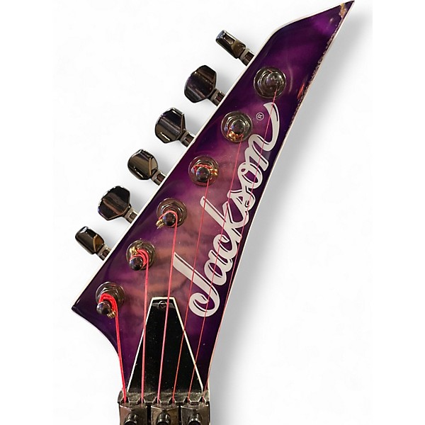 Used Jackson SL2Q MAH Pro Series Soloist Purple Phaze Solid Body Electric Guitar