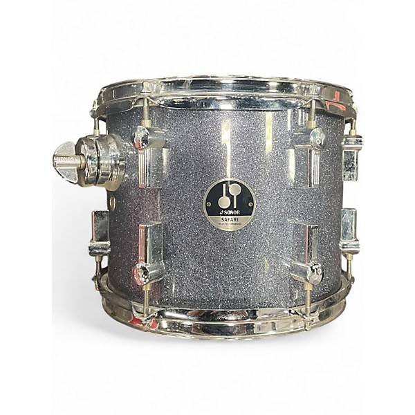 Used SONOR 3 Piece Safari Blue Sparkle Drum Kit