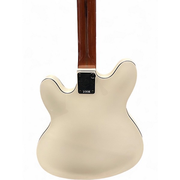 Used Fender TOM DELONGE STARCASTER Olympic White Hollow Body Electric Guitar