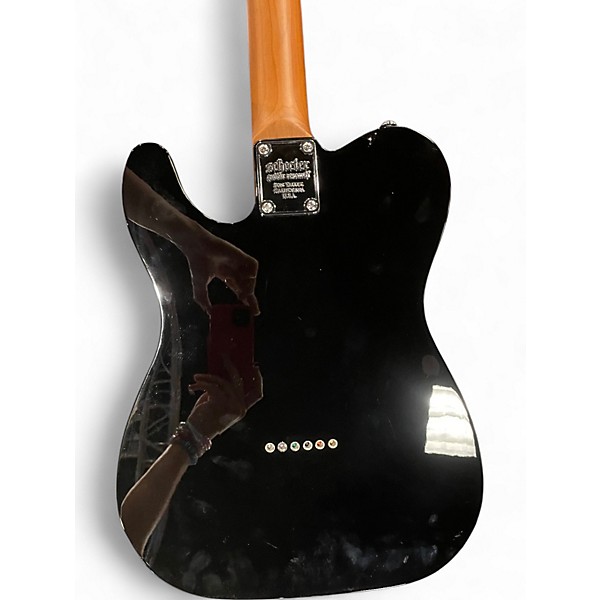 Used Schecter Guitar Research DIAMOND SERIES PT NICK JOHNSTON Black Solid Body Electric Guitar