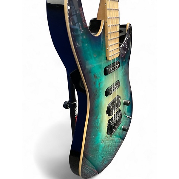 Used 2025 Chapman ML1 PRO HYBRID MAPA BURL GREEN Solid Body Electric Guitar