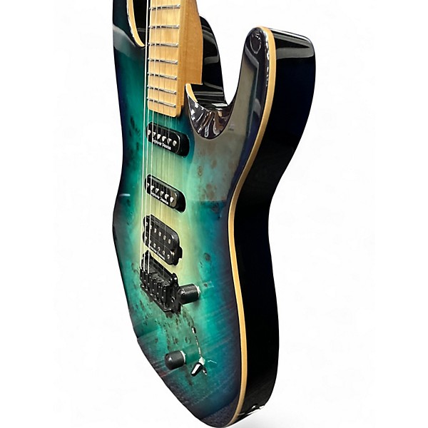 Used 2025 Chapman ML1 PRO HYBRID MAPA BURL GREEN Solid Body Electric Guitar