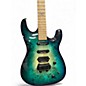 Used 2025 Chapman ML1 PRO HYBRID MAPA BURL GREEN Solid Body Electric Guitar