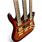 Used Galveston triple neck 6/7/12 Trans Brown Solid Body Electric Guitar