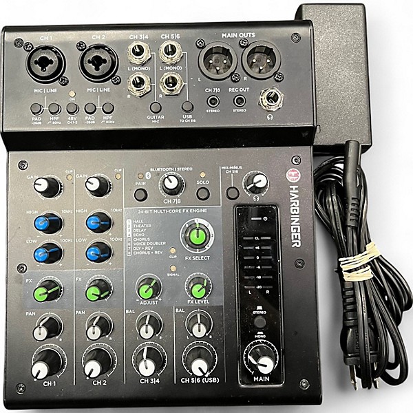 Used Harbinger LX8 Unpowered Mixer