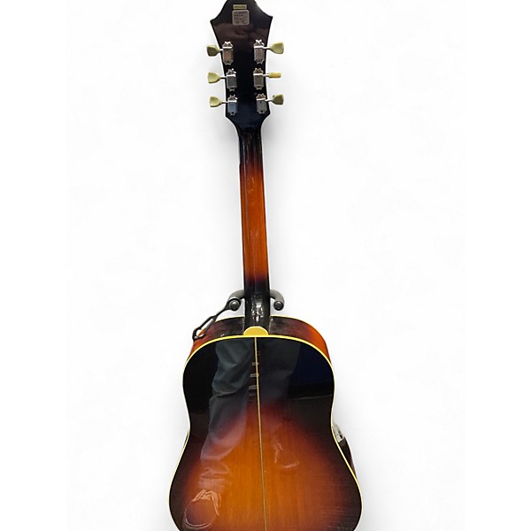 Used Epiphone AJ45S 2 Color Sunburst Acoustic Electric Guitar