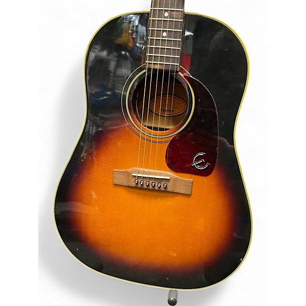 Used Epiphone AJ45S 2 Color Sunburst Acoustic Electric Guitar
