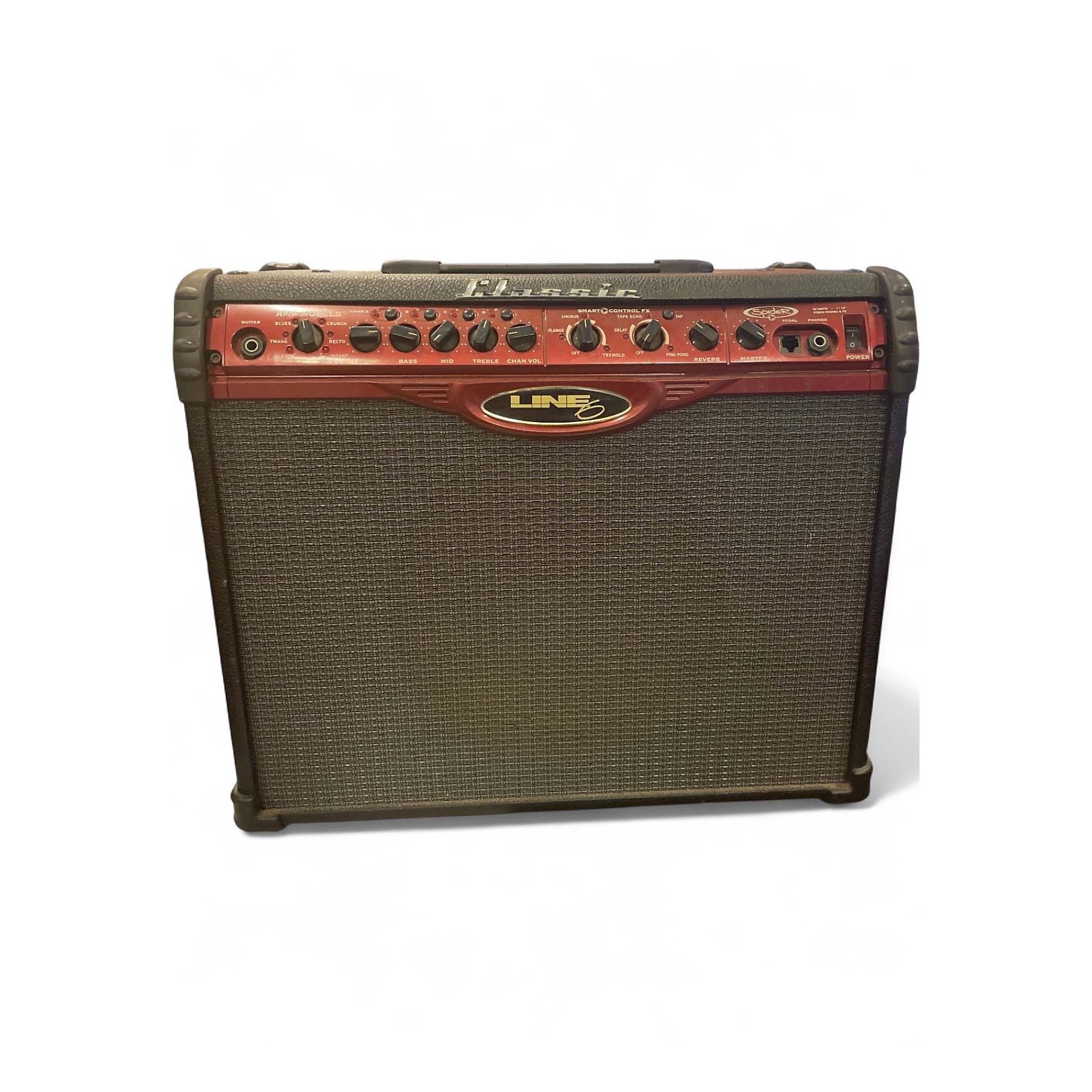 Used Line 6 SPIDER RED FACE 112 Guitar Combo Amp | Guitar Center