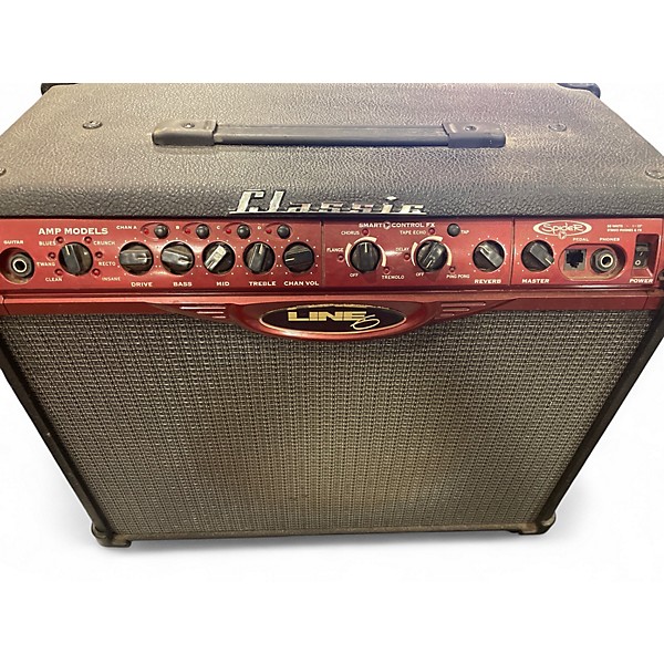 Used Line 6 SPIDER RED FACE 112 Guitar Combo Amp
