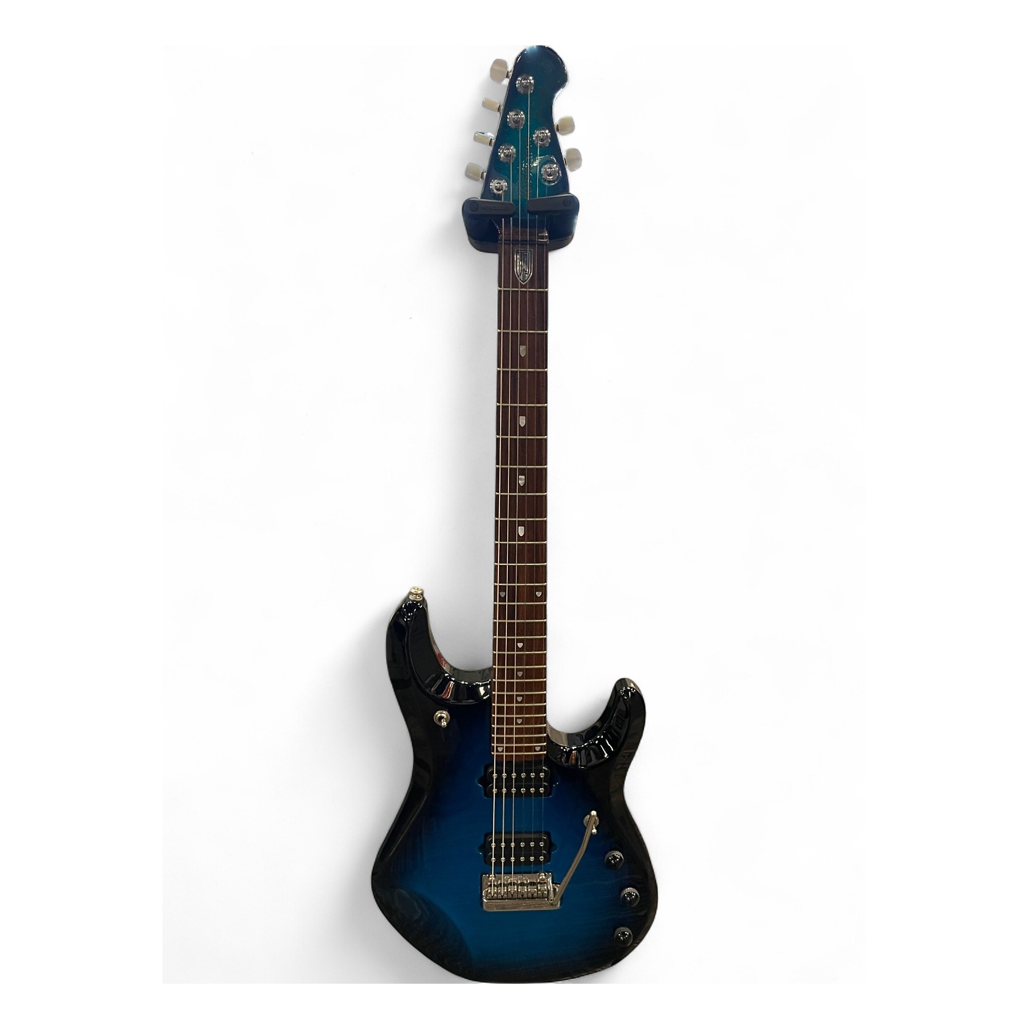 Used Ernie Ball Music Man LTD JP6 PIEZO SPARKLE BLUE FADE